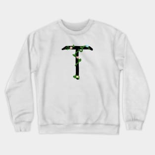 "T" initial Crewneck Sweatshirt